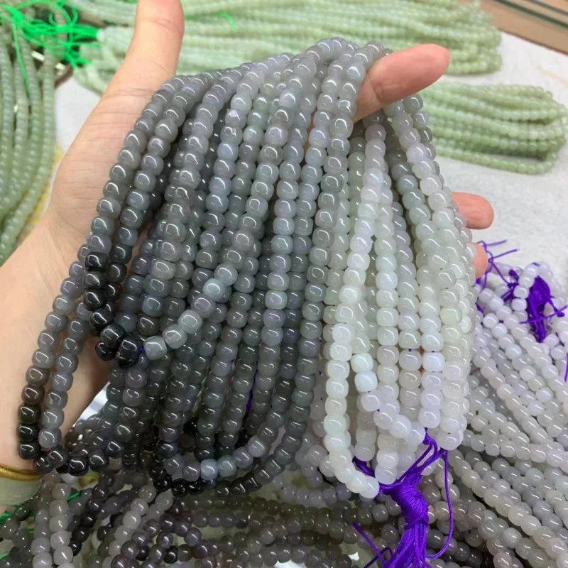Natural Hetian Jade Qinghai Material Smokey Violet Gradient Color Old Shape Buddha Beads 108 Multi-Circle Bracelet
Natural Hetian Jade Qinghai Material Smokey Violet Gradient Color Old Shape Buddha Beads 108 Multi-Circle Bracelet