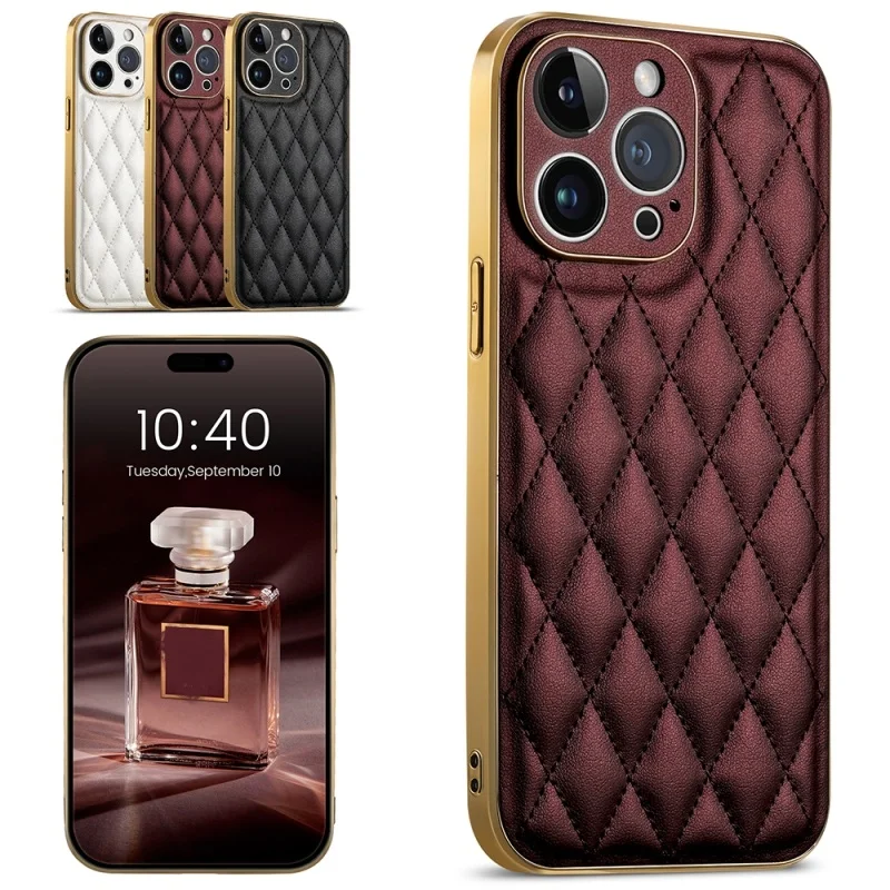 New Arrivals Gold Plating Leather Phone Case For iPhone 14 Plus 13 Pro Max 12 Pro Shockproof Anti-Drop Fashion Trend Back Cover
New Arrivals Gold Plating Leather Phone Case For iPhone 14 Plus 13 Pro Max 12 Pro Shockproof Anti-Drop Fashion Trend Back Cover