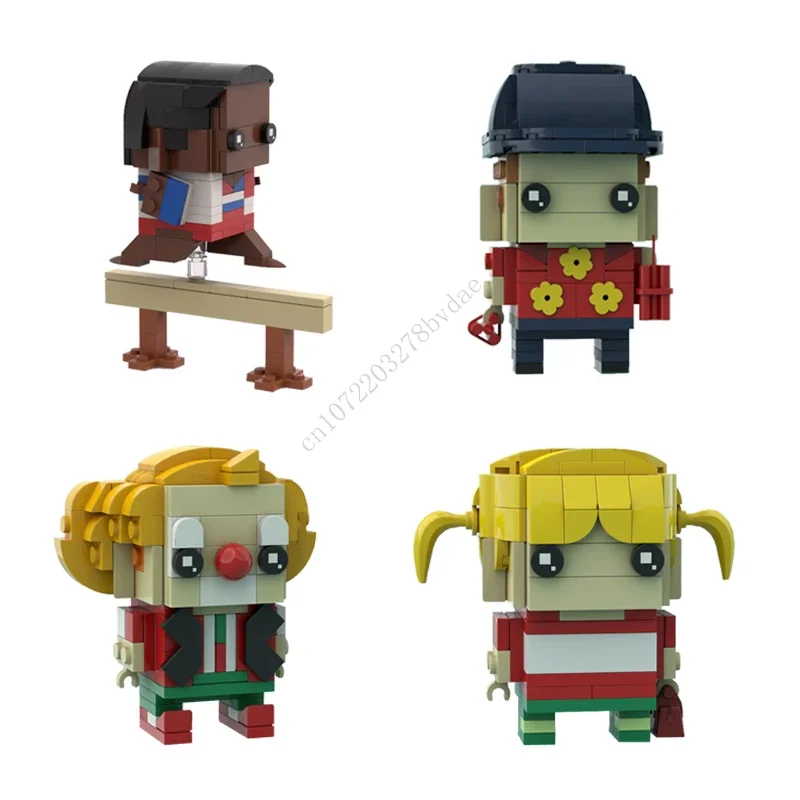 Фигурки MOC классические из мультфильмов аниме, гимнастка, офицер безопасности, Bassie, инспектор брикheadz, строительные блоки, детские игрушки, праздничные подарки
Фигурки MOC классические из мультфильмов аниме, гимнастка, офицер безопасности, Bassie, инспектор брикheadz, строительные блоки, детские игрушки, праздничные подарки