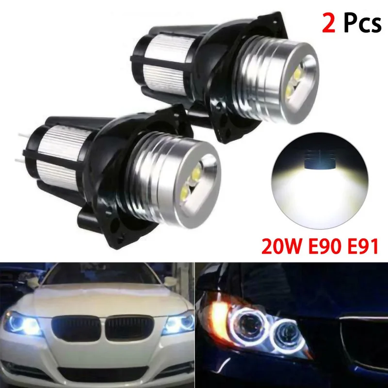 2PCS Car Lights Auto Lamp Working Angel Eyes 10W Angel Eyes LED Fog Light For BMW E90 E91 05-2008 Decorative Light Accessories
2PCS Car Lights Auto Lamp Working Angel Eyes 10W Angel Eyes LED Fog Light For BMW E90 E91 05-2008 Decorative Light Accessories