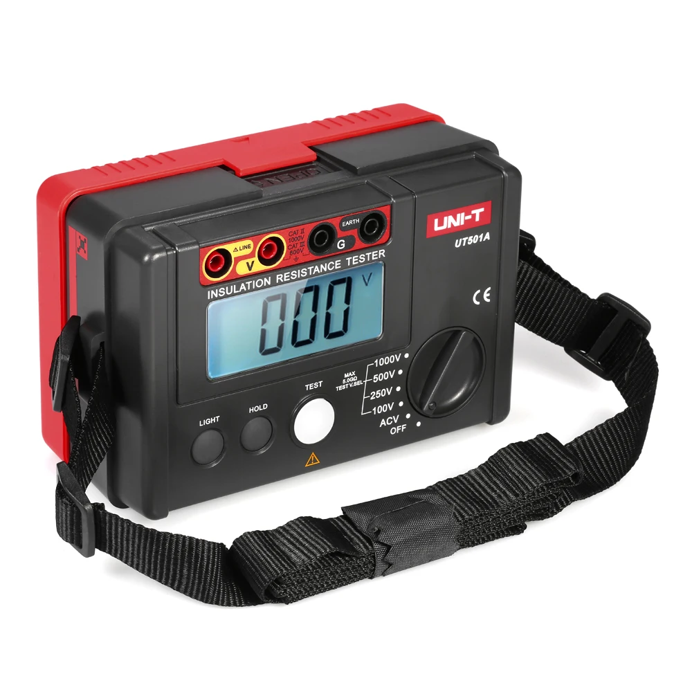 Factory UT501A Insulation Resistance Tester 100-1000V meter digital Resistance meter Megohmmeter 30~750V AC voltmeter
Factory UT501A Insulation Resistance Tester 100-1000V meter digital Resistance meter Megohmmeter 30~750V AC voltmeter