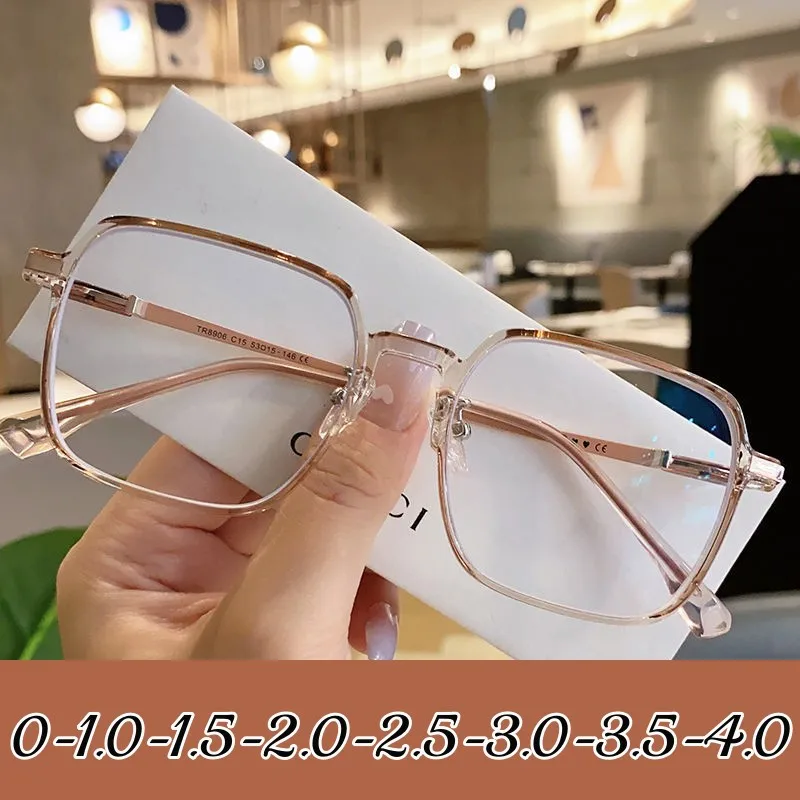 New Colour Fashion Myopia Glasses for Women Men Square Transparent Eyeglasses Retro Minus Dioptre Eyeglasses Optical Prescription 2 Mallzona Se668e9e765bf4908a4487314568dad79s New Colour Fashion Myopia Glasses for Women Men Square Transparent Eyeglasses Retro Minus Dioptre Eyeglasses Optical Prescription Mallzona