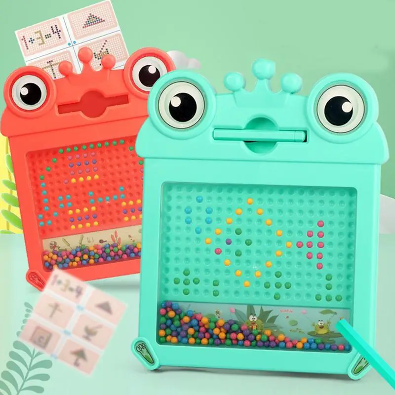 Magnetic Drawing Board Large Doodle Board With Magnet Beads Pen Lightweight Cute Frog Painting Montessori Educational Toys
Magnetic Drawing Board Large Doodle Board With Magnet Beads Pen Lightweight Cute Frog Painting Montessori Educational Toys