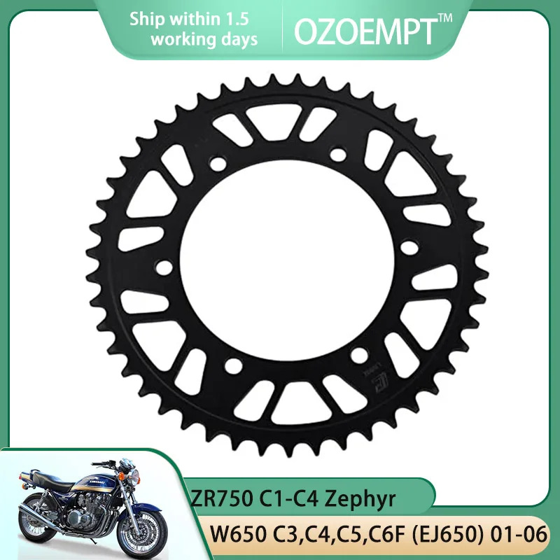 

OZOEMPT 525-39T Motorcycle Rear Sprocket Apply to W650 A1,A2,A3,A4,C3,C4,C5,C6F (EJ650) ZR750 C1-C4,C5,D1,D2 Zephyr