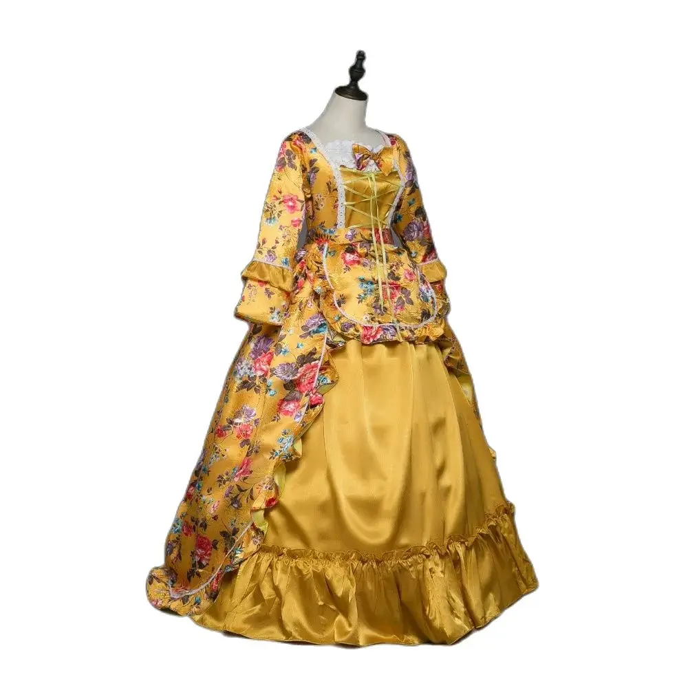 

KEMAO-Marie Antoinette Dress, Medieval Dresses, Vintage Ball Gown, Inspired Elegant Costumes, Medieval Renaissance, Holiday