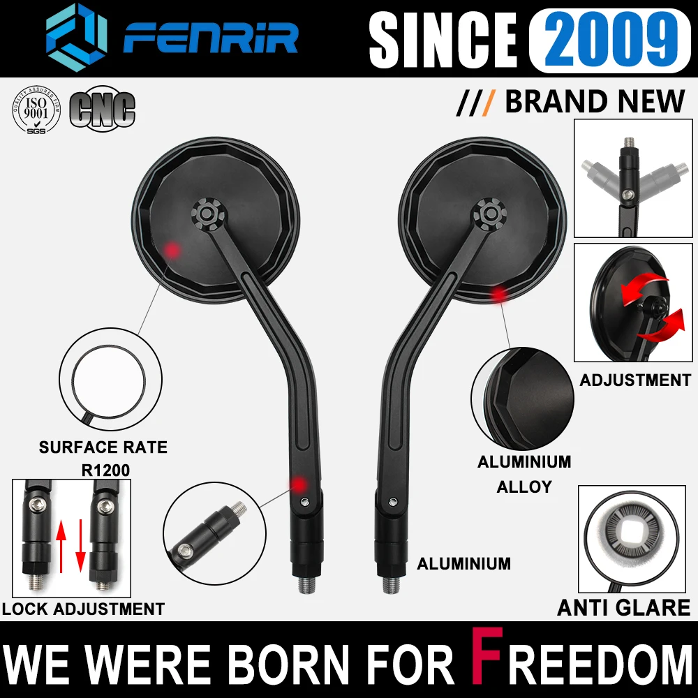 EMARK Motorcycle Side Mirror for Ducati Scrambler1100 Scrambler800 Monster S4R Monster S2R Monster400/600/620/695/750/900/916
EMARK Motorcycle Side Mirror for Ducati Scrambler1100 Scrambler800 Monster S4R Monster S2R Monster400/600/620/695/750/900/916
