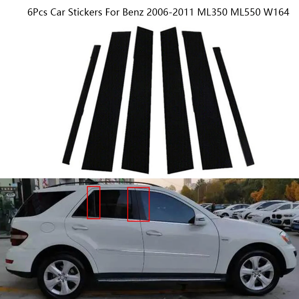Carbon Fiber Black Door Pillar Post Cover Trim For Benz 2006-2011 ML350 ML550 W164 Side Window Pillar Cover Trim Stickers 6Pcs
Carbon Fiber Black Door Pillar Post Cover Trim For Benz 2006-2011 ML350 ML550 W164 Side Window Pillar Cover Trim Stickers 6Pcs