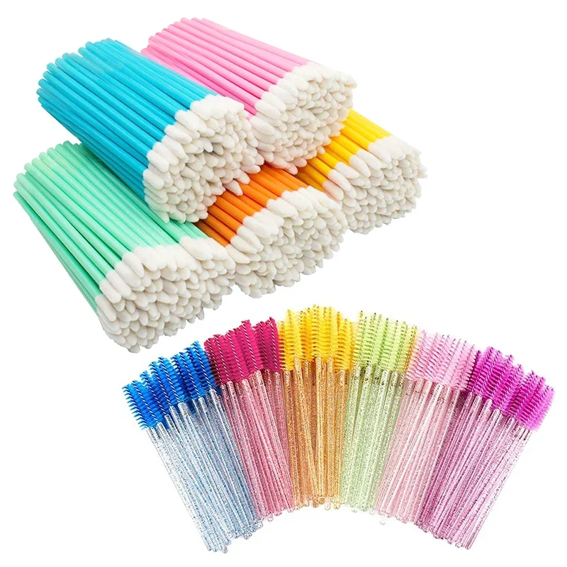 100Pcs Eyebrow Eyelash Brushes Mascara Eyelash Wands Diposable Lip Brush Lipstick Lip Gloss Micro Comb Brushes Makeup Tool
100Pcs Eyebrow Eyelash Brushes Mascara Eyelash Wands Diposable Lip Brush Lipstick Lip Gloss Micro Comb Brushes Makeup Tool