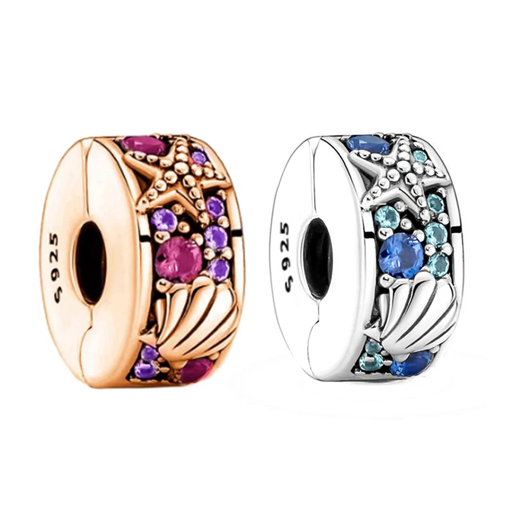 Tropical Starfish, Shells & Zircons Clip Charm Fit Original Pandora Basic Bracelets DIY Women Jewelry Making
Tropical Starfish, Shells & Zircons Clip Charm Fit Original Pandora Basic Bracelets DIY Women Jewelry Making