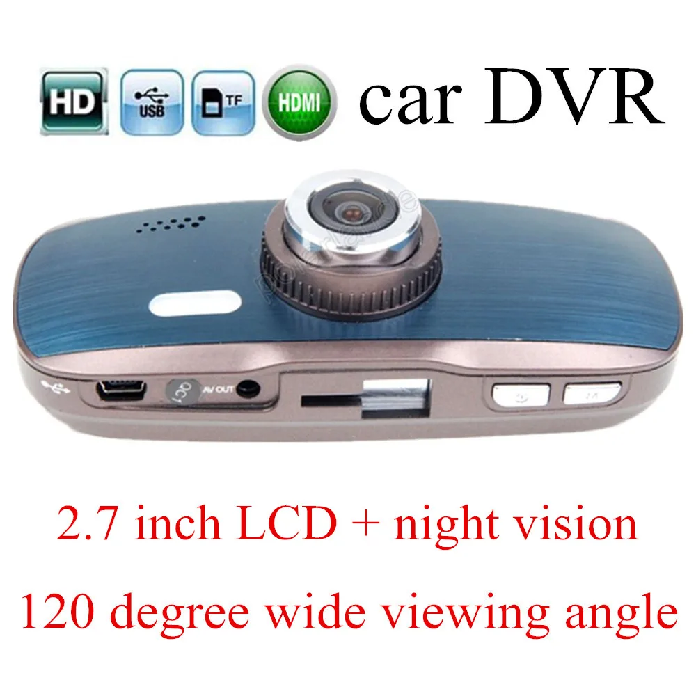 

Night Vision Car DVR H200 HD Camera Digital Video Recorder 2.7 Inch Auto Camcorder Dash Camera 120 Degree Wide Viewing Angle