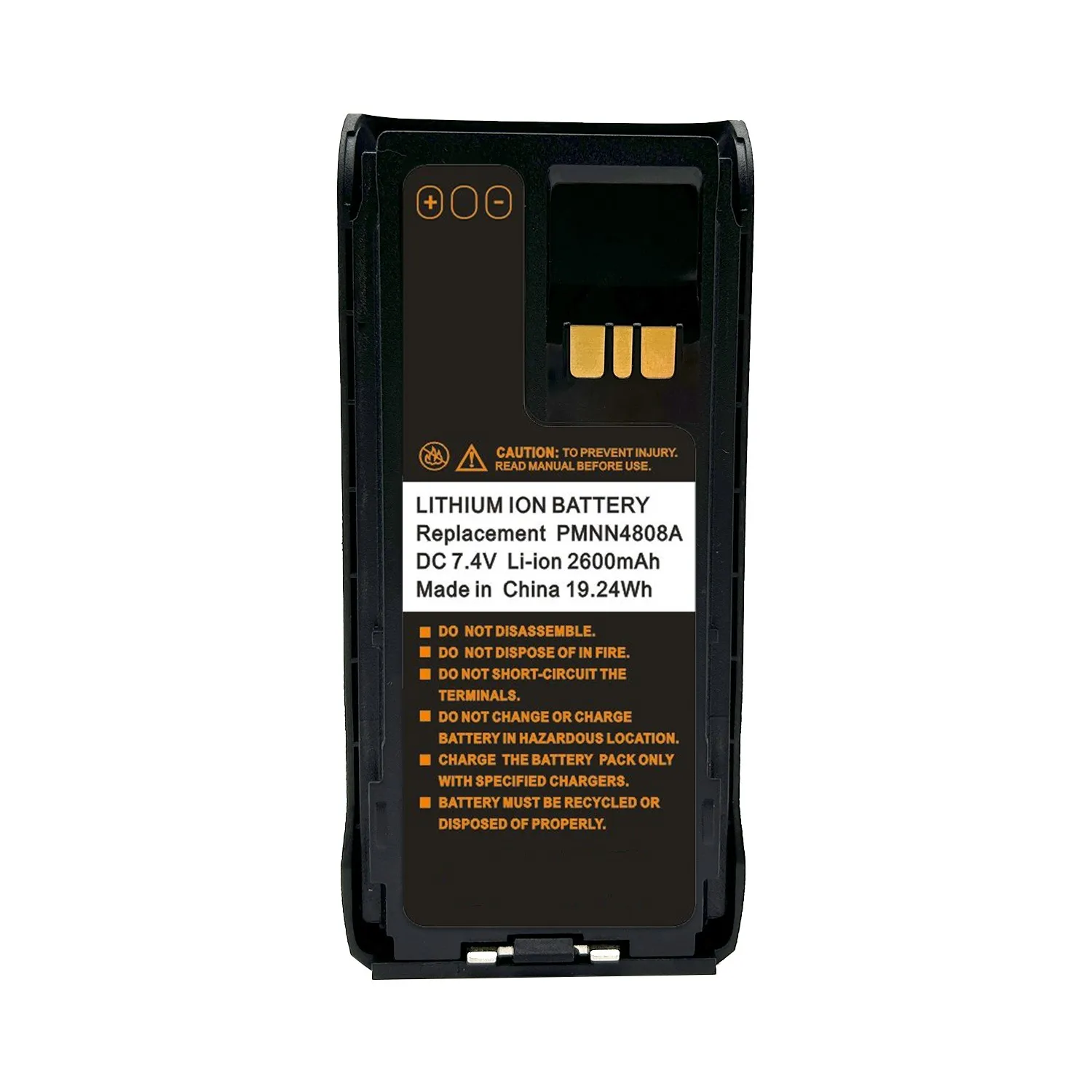 

2600mAh Li-ion Battery PMNN4809A For R7 Type-C USB Charging Two Way Radio Battery Accesories