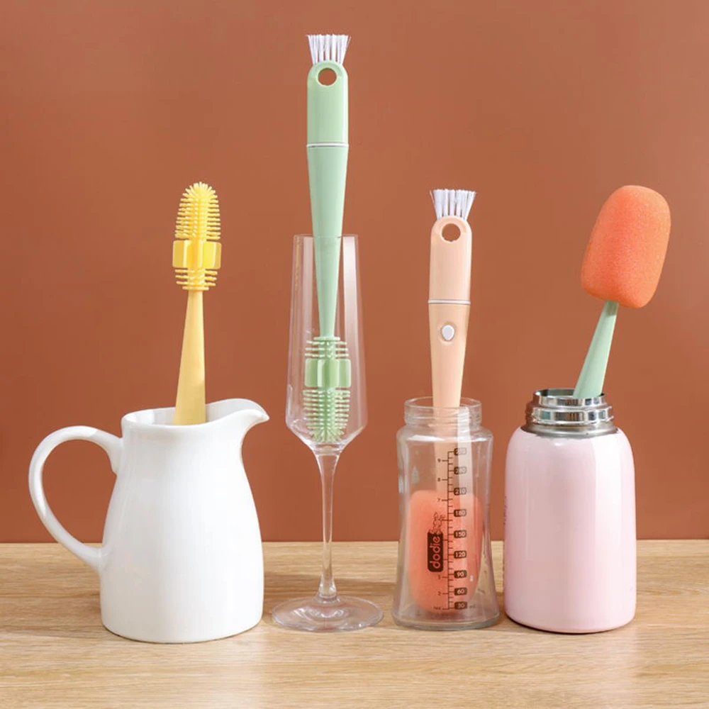 Universal Baby Bottle Cleaner Brushes Reusable Nipples Cup Brush For Feeding Bottle
Universal Baby Bottle Cleaner Brushes Reusable Nipples Cup Brush For Feeding Bottle