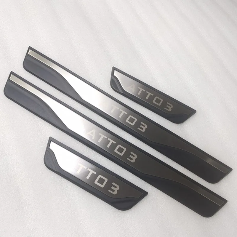Аксессуары для BYD Atto 3 2022, Накладка на порог из нержавеющей стали, защитная накладка на педаль, Накладка на порог, Стайлинг автомобиля
Аксессуары для BYD Atto 3 2022, Накладка на порог из нержавеющей стали, защитная накладка на педаль, Накладка на порог, Стайлинг автомобиля