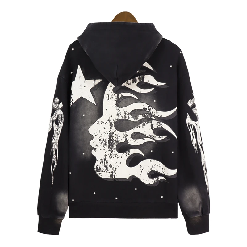 Y2K Vintage Washed Black Star Printing Hellstar Hoodie Men Women Top Quality Sweatshirts Oversized Pullovers Hooded
Y2K Vintage Washed Black Star Printing Hellstar Hoodie Men Women Top Quality Sweatshirts Oversized Pullovers Hooded