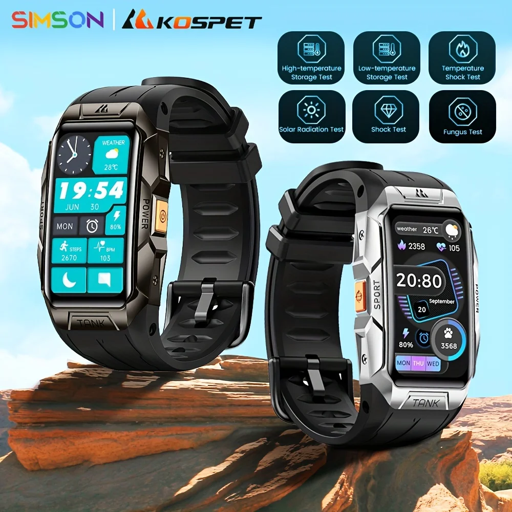 1.47Inch Ultra-Light Men's And Women's Smartwatch, Multiple Sport Modes,15 MIL-STD 810H Certification, Breathing Training, Heart
1.47Inch Ultra-Light Men's And Women's Smartwatch, Multiple Sport Modes,15 MIL-STD 810H Certification, Breathing Training, Heart