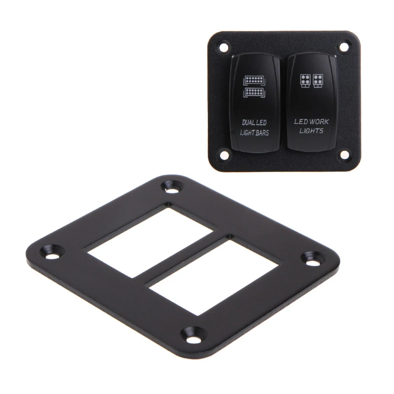 2 Way Aluminum Rocker Switch Panel Housing Holder For ARB Carling Narva Boat Type Auto Parts Switches Parts Fixing Frame
2 Way Aluminum Rocker Switch Panel Housing Holder For ARB Carling Narva Boat Type Auto Parts Switches Parts Fixing Frame