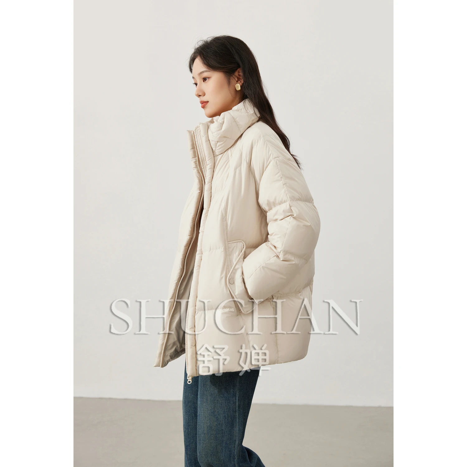 90% White Goose Down Casaco Feminino De Inverno Super Quente Jackets for Women Wide-waisted Pockets Casaco Feminino
90% White Goose Down Casaco Feminino De Inverno Super Quente Jackets for Women Wide-waisted Pockets Casaco Feminino