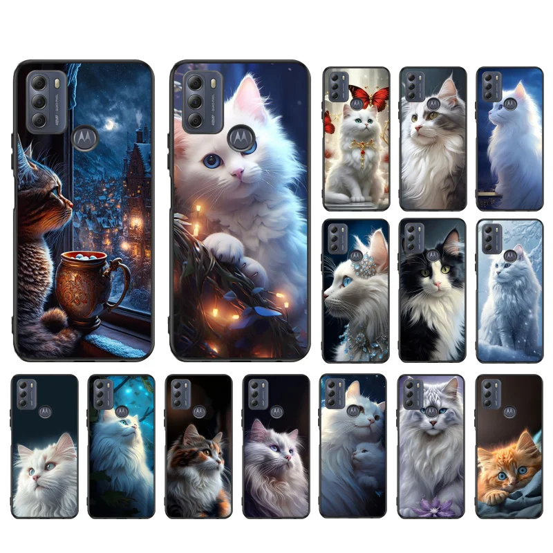 White Cat Phone Case For Moto G10 G20 G30 G100 G22 G41 G13 G23 G31 G32 G40 G60 E22 E20 E30 E40 E32 Edge 20 Lite 30Neo
White Cat Phone Case For Moto G10 G20 G30 G100 G22 G41 G13 G23 G31 G32 G40 G60 E22 E20 E30 E40 E32 Edge 20 Lite 30Neo