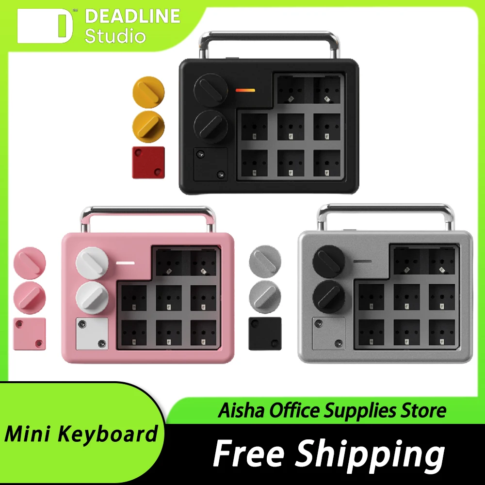 Original DEADLINE DoysPad Mini Keyboard Dual Mode Bluetooth Wireless Keyboard Higt-end Mental Hot Swap PC Gamer Accessories Gift
Original DEADLINE DoysPad Mini Keyboard Dual Mode Bluetooth Wireless Keyboard Higt-end Mental Hot Swap PC Gamer Accessories Gift