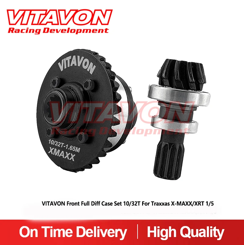 

VITAVON Front Full Diff Case Set 10/32T For Traxxas X-MAXX/XRT 1/5