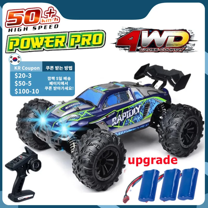 1/16 Rc Car 50km/H High Speed Drift With LED Headlight SCY-16101 4WD Remote Control Rock Climbing Off Road Monster Truck Toys
1/16 Rc Car 50km/H High Speed Drift With LED Headlight SCY-16101 4WD Remote Control Rock Climbing Off Road Monster Truck Toys