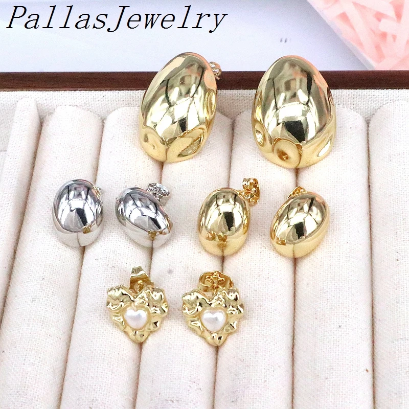10Pairs Oval Geometric 18k Plated Heart Fashion Charm Lightweight Smooth Metal Stud Earrings Jewelry Women Gifts
10Pairs Oval Geometric 18k Plated Heart Fashion Charm Lightweight Smooth Metal Stud Earrings Jewelry Women Gifts