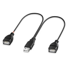 USB 2.0 A Male to Dual USB Female Data Hub USB Splitter Cable USB Charging Power Adapter Cable Extension for Laptop
USB 2.0 A Male to Dual USB Female Data Hub USB Splitter Cable USB Charging Power Adapter Cable Extension for Laptop