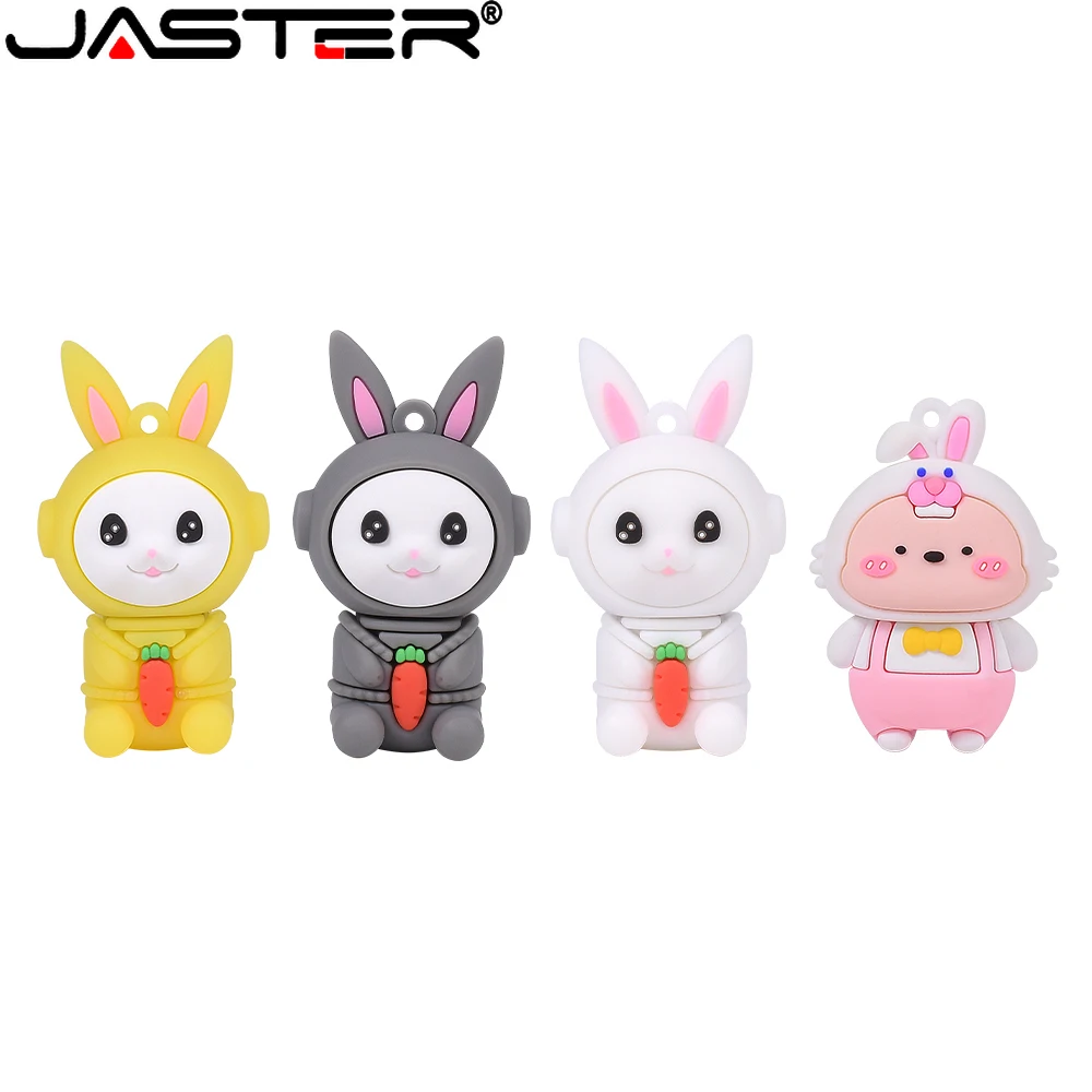 JASTER Cartoon Rabbit USB Flash Drive 128GB Real Capacity Memory Stick 64GB Free Key Chain Pen Drive 32GB Silicone U Disk 16GB
JASTER Cartoon Rabbit USB Flash Drive 128GB Real Capacity Memory Stick 64GB Free Key Chain Pen Drive 32GB Silicone U Disk 16GB