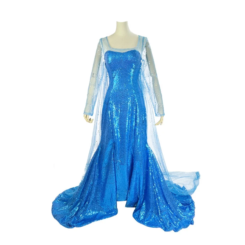 Cartoon Snow Character Princess Cosplay blue Dress Costume Halloween Girl Carnival Party
Cartoon Snow Character Princess Cosplay blue Dress Costume Halloween Girl Carnival Party