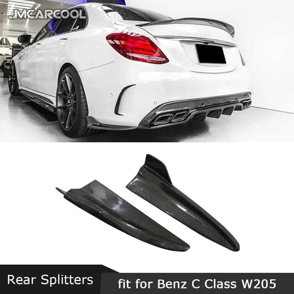 Carbon Fiber Rear Bumper Lip Splitters Canards For Mercedes Benz C Class W205 C205 C63 Sedan 4 Door 2015-2019 Car Accessories
Carbon Fiber Rear Bumper Lip Splitters Canards For Mercedes Benz C Class W205 C205 C63 Sedan 4 Door 2015-2019 Car Accessories