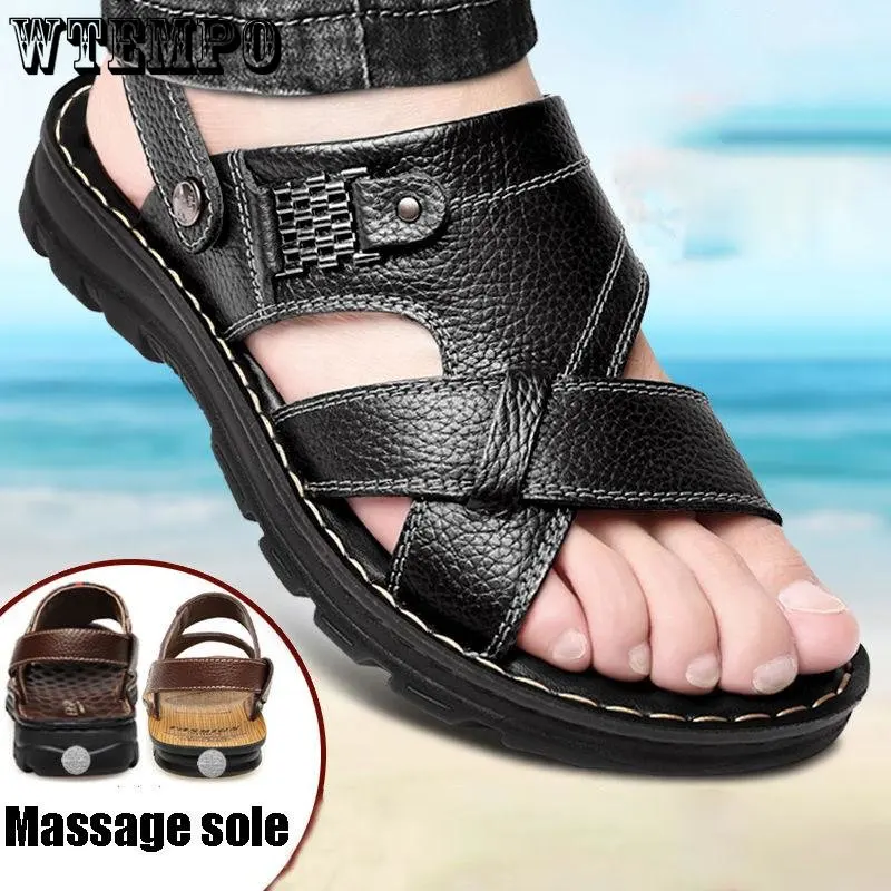 Men Sandals Genuine Leather Men Beach Shoes Brand Men Casual Shoes Men Slippers Sneakers Summer Shoes
Men Sandals Genuine Leather Men Beach Shoes Brand Men Casual Shoes Men Slippers Sneakers Summer Shoes