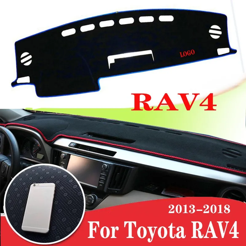 Коврики для приборной панели автомобиля Toyota RAV4 2013-2018, коврики для защиты от светильник, платформа для приборной панели, настольные коврики, аксессуары
Коврики для приборной панели автомобиля Toyota RAV4 2013-2018, коврики для защиты от светильник, платформа для приборной панели, настольные коврики, аксессуары