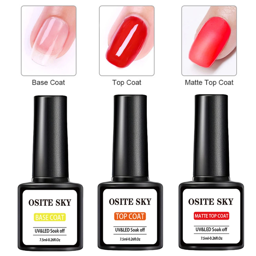 7.5ml Top Coat And Base Coat Nails UV Gel Polish Topgel Matte Top Coat Nail Primer Fast Air Dry Prep Dehydrator Manicure Tools
7.5ml Top Coat And Base Coat Nails UV Gel Polish Topgel Matte Top Coat Nail Primer Fast Air Dry Prep Dehydrator Manicure Tools