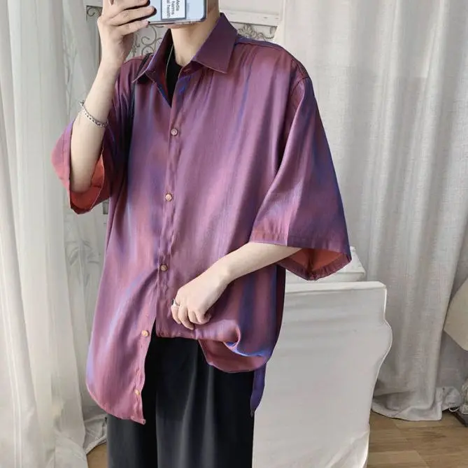 Новинка лета 2023, модная рубашка с коротким рукавом, удобная повседневная свободная Мужская одежда, эксклюзивная одежда, простой стиль
Новинка лета 2023, модная рубашка с коротким рукавом, удобная повседневная свободная Мужская одежда, эксклюзивная одежда, простой стиль