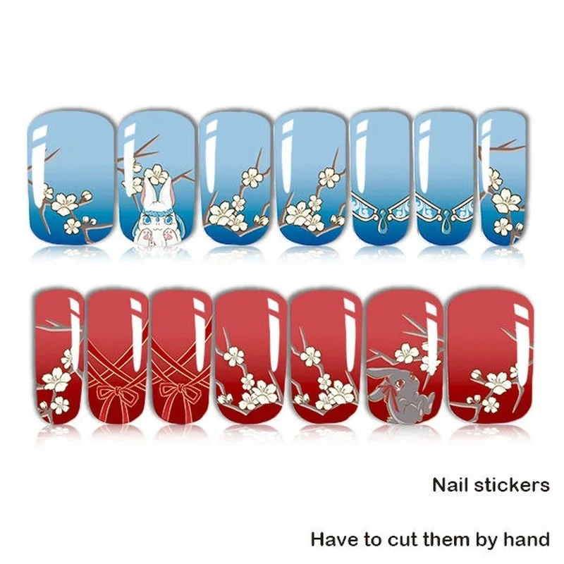 Mo Dao Zu Shi Nails Decals Decorations Lan Wangji Wei Wuxian Nail Stickers Designer Nail Art Sticker Kawaii Jewelry Accessories
Mo Dao Zu Shi Nails Decals Decorations Lan Wangji Wei Wuxian Nail Stickers Designer Nail Art Sticker Kawaii Jewelry Accessories