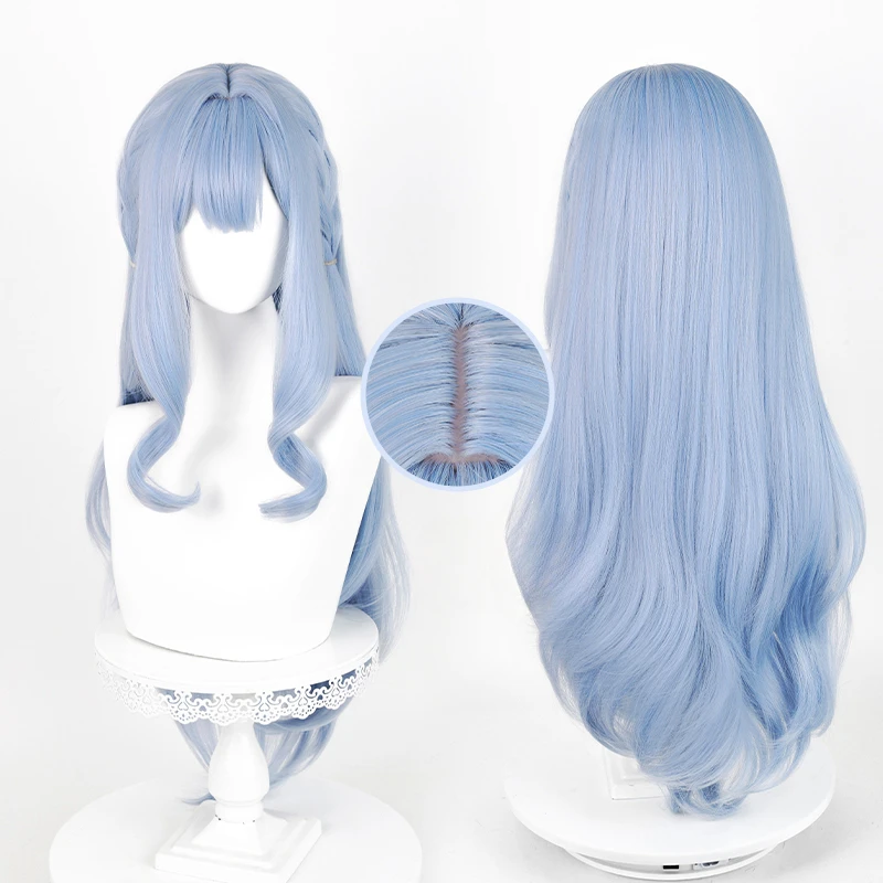 

Togawa Sakiko Cosplay Wig BanG Dream! It's MyGO 84cm Long Straight Silver Blue Heat Resistant Synthetic Hair Halloween Role Play