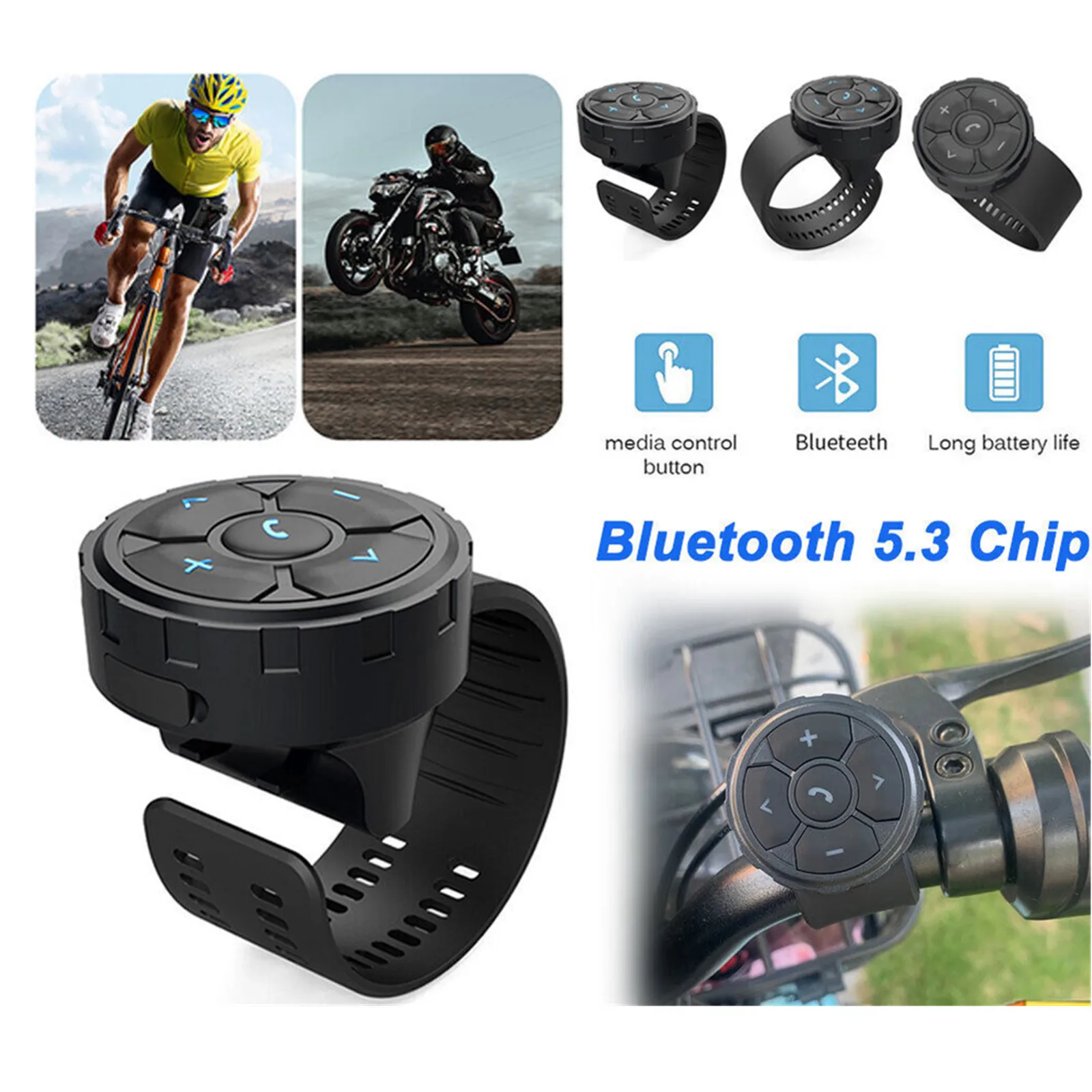 Беспроводные наушники для шлема с кнопкой дистанционного управления Bluetooth 5,3, медиаконтроллер на руль мотоцикла и велосипеда, управление на руль автомобиля IP67
Беспроводные наушники для шлема с кнопкой дистанционного управления Bluetooth 5,3, медиаконтроллер на руль мотоцикла и велосипеда, управление на руль автомобиля IP67