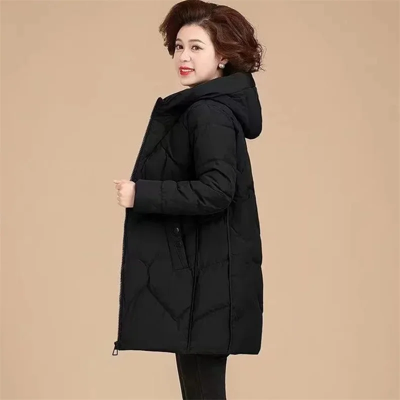 Cotton Jacket For Women In Winter 2023 New Fashion For Middle-Aged And Elderly Mothers Medium Length Coat Hooded Cotton Jacket
Cotton Jacket For Women In Winter 2023 New Fashion For Middle-Aged And Elderly Mothers Medium Length Coat Hooded Cotton Jacket