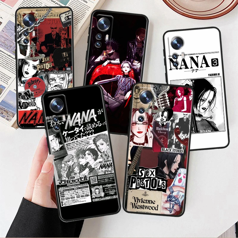 

Nana Osaki Anime For Xiaomi Mi 10T 10S 9T 9 SE 8 A3 A2 A1 6X 5X CC9E Note 10 Lite Pro Mix 3 Black Soft Phone Case