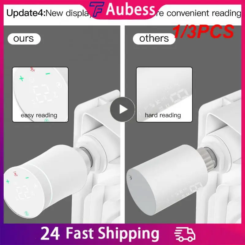 1/3PCS Zigbee3.0 Voice Control Smart Thermostat Programmable Trv Temperature Controller Wireless Remote Control
1/3PCS Zigbee3.0 Voice Control Smart Thermostat Programmable Trv Temperature Controller Wireless Remote Control