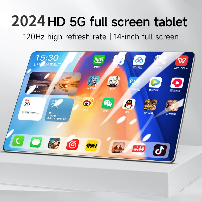 Original Tablet14 Pro 10.1in Android13 16GB RAM 512GB ROM Snapdragon888120Hz Dual Sim 4G/5G Call Bluetooth WiFi Cheap Tablet
Original Tablet14 Pro 10.1in Android13 16GB RAM 512GB ROM Snapdragon888120Hz Dual Sim 4G/5G Call Bluetooth WiFi Cheap Tablet
