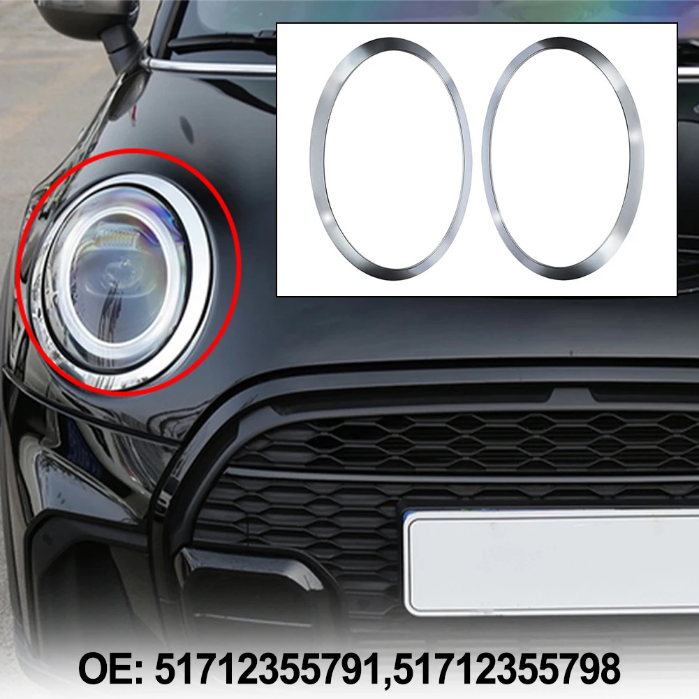 2Pcs For Mini For Cooper F55 F56 F57 2014-2017 Headlight Trim Ring Bezel Surround Cover Rear Light Frame Silver Chrome
2Pcs For Mini For Cooper F55 F56 F57 2014-2017 Headlight Trim Ring Bezel Surround Cover Rear Light Frame Silver Chrome
