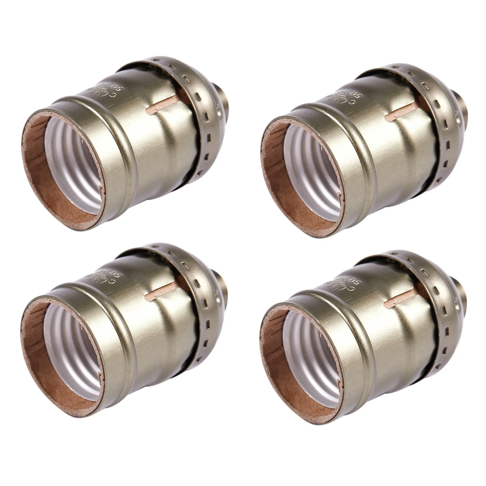 4X Edison Vintage Lamp Light Base Socket Holder Adapter E27 Bulbs -Suitable for Bare Bulb Features No Wire Antique Brass
4X Edison Vintage Lamp Light Base Socket Holder Adapter E27 Bulbs -Suitable for Bare Bulb Features No Wire Antique Brass