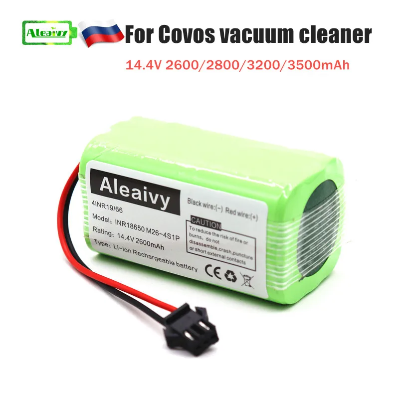 Aleaivy 14.4V 2600mAh Li-ion Rechargeable Replacement Battery Compatible with Ecovacs Deebot N79S,N79,DN622,Eufy RoboVac 11,11S
Aleaivy 14.4V 2600mAh Li-ion Rechargeable Replacement Battery Compatible with Ecovacs Deebot N79S,N79,DN622,Eufy RoboVac 11,11S