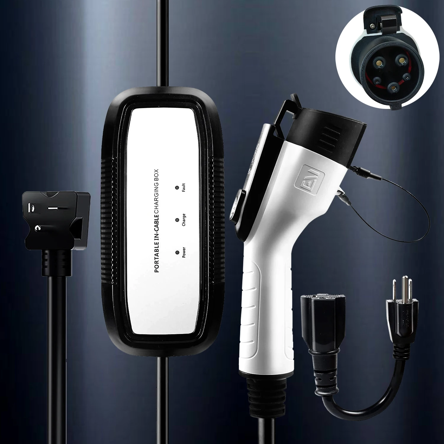 EV Charger 16A 5M Cable 110V240V Type1 Car Portable New Energy Vehicle Charging Pile AC Fast Charging Household With Adapter car
EV Charger 16A 5M Cable 110V240V Type1 Car Portable New Energy Vehicle Charging Pile AC Fast Charging Household With Adapter car