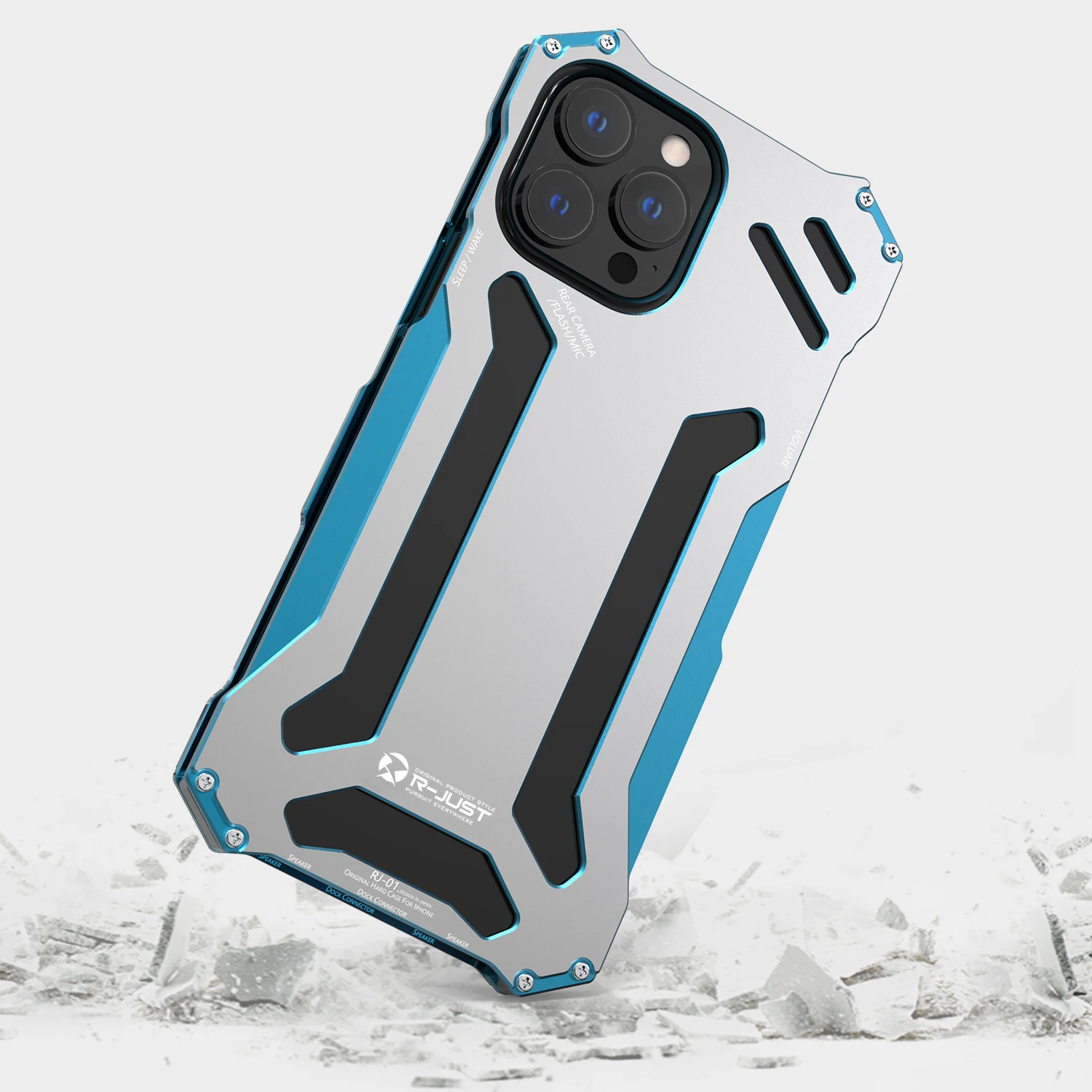 R-JUST Luxury Auminum Alloy Metal Armor Case for iPhone 14 Pro Max XR XS Max 11 12 Pro 13 Mini 14 Plus Shockproof Defender Cover
R-JUST Luxury Auminum Alloy Metal Armor Case for iPhone 14 Pro Max XR XS Max 11 12 Pro 13 Mini 14 Plus Shockproof Defender Cover