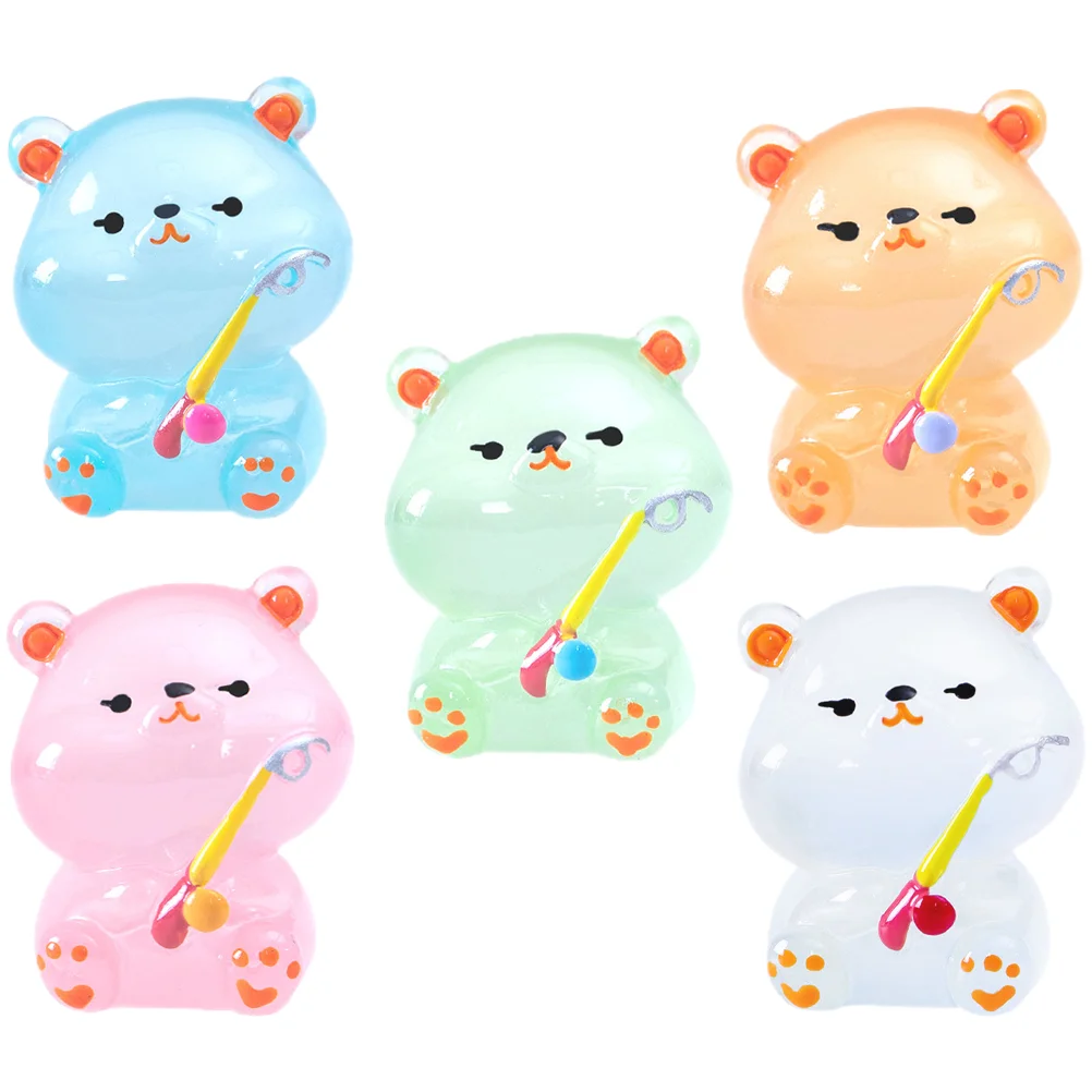 5 Pcs Dollhouse Miniatures Resin Bear Animal Figures Model Statue Figurines Decor
5 Pcs Dollhouse Miniatures Resin Bear Animal Figures Model Statue Figurines Decor
