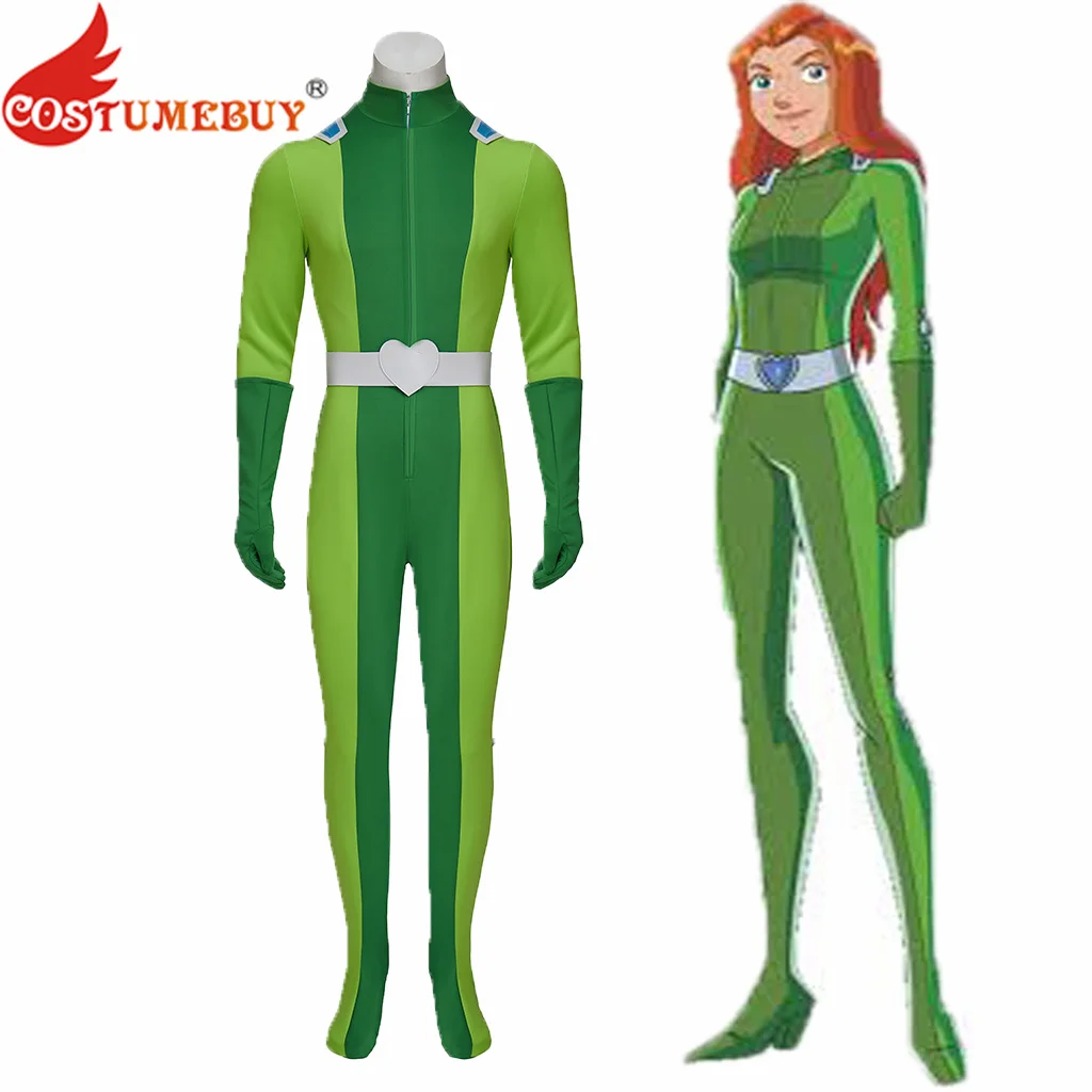 Totally Spies Cosplay Costume Sam Green Spandex Superhero Halloween Bodysuit Samantha Simpson Jumpsuit
Totally Spies Cosplay Costume Sam Green Spandex Superhero Halloween Bodysuit Samantha Simpson Jumpsuit