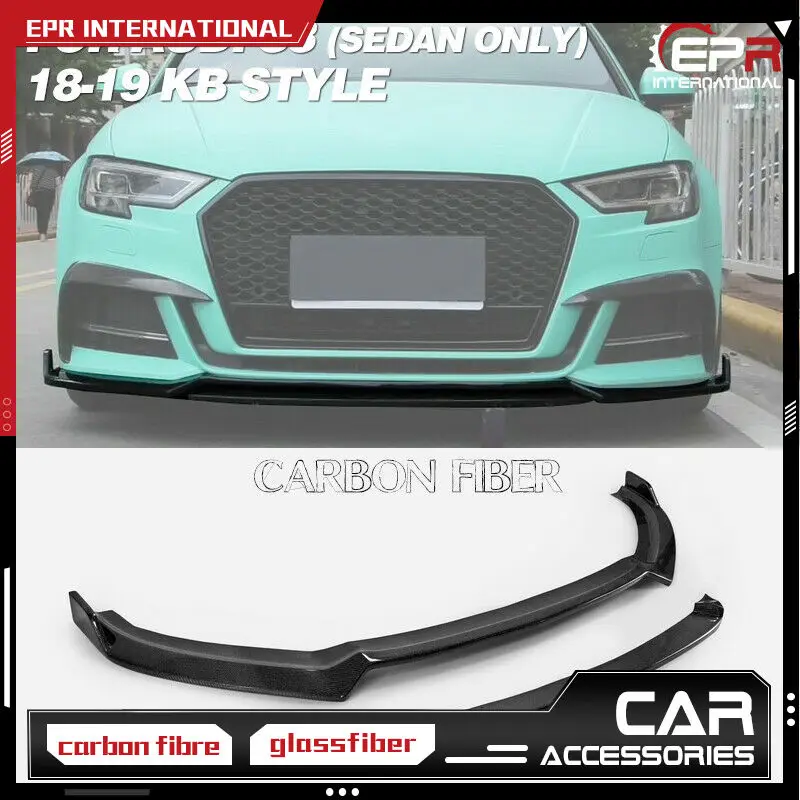 For Audi S3 (Sedan)17-19 KB Style Carbon Fiber Front Bumper Lip spoilers Diffuser Trim Bodykits
For Audi S3 (Sedan)17-19 KB Style Carbon Fiber Front Bumper Lip spoilers Diffuser Trim Bodykits