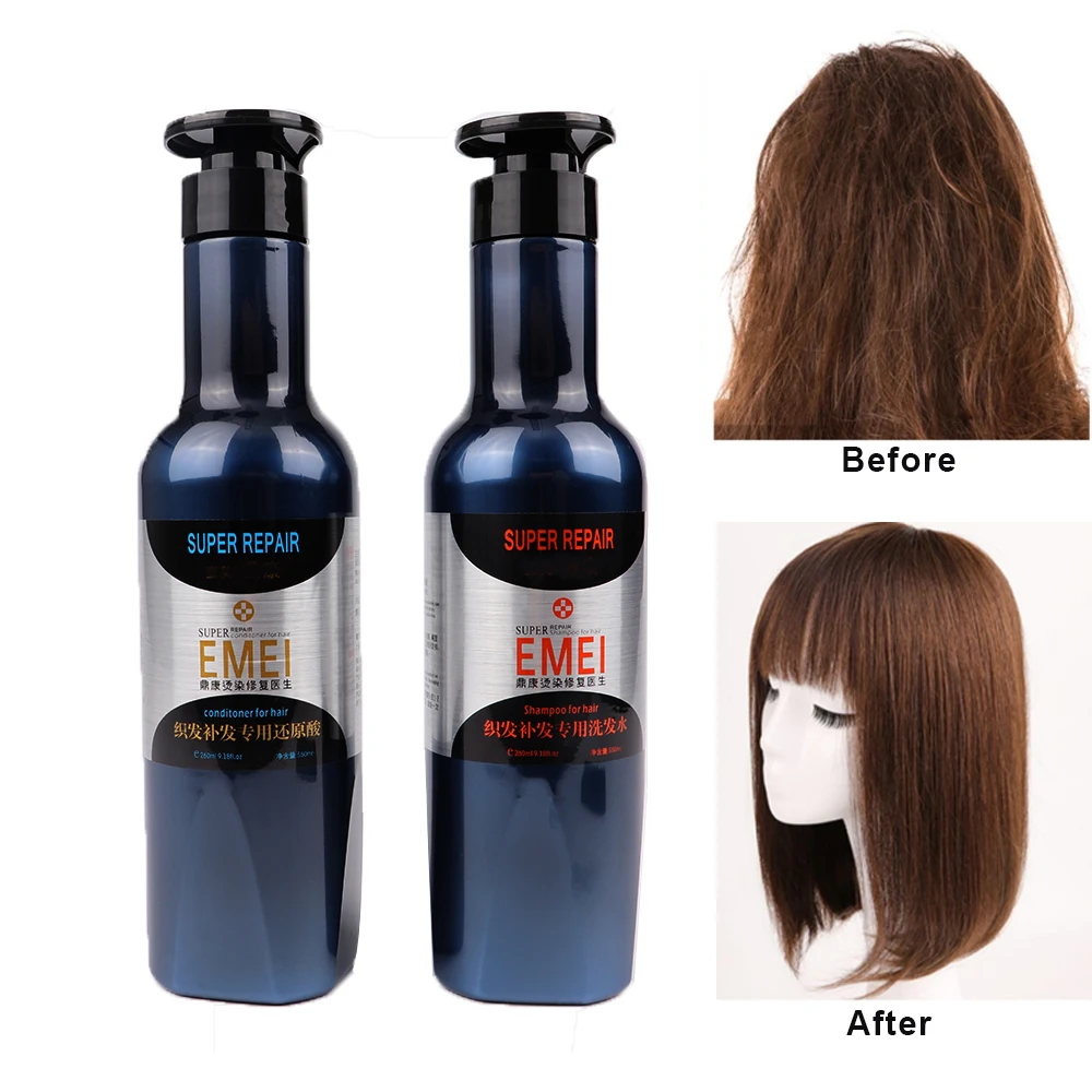 

Special Care Set For Wigs Amino Acid Repairing Maintaining Hair Smoothness Without Knots Cleaning Weaving Hair Shampoo Care